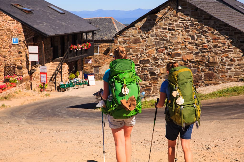 Pilgerrucksack in Lourenzá